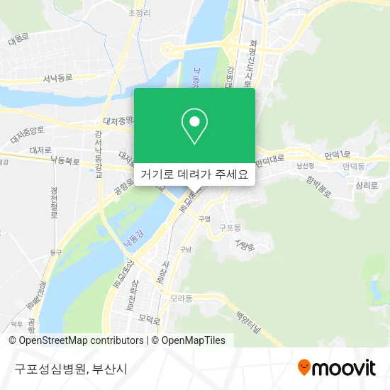 구포성심병원 지도