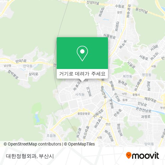 대한정형외과 지도