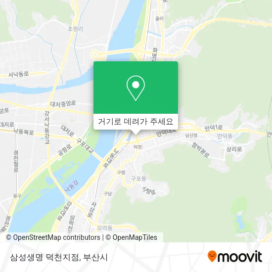 삼성생명 덕천지점 지도