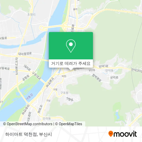 하이마트 덕천점 지도