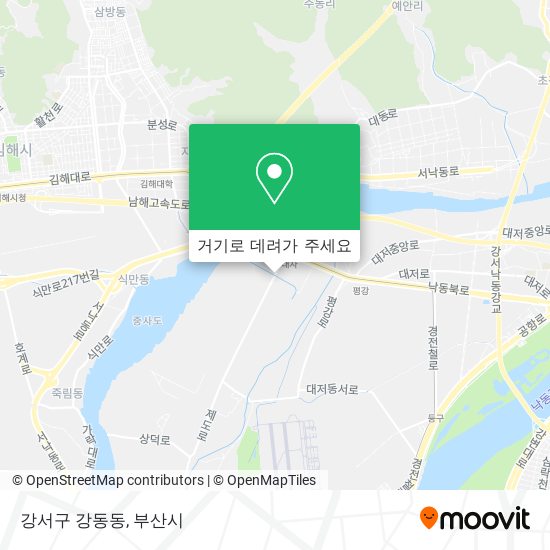 강서구 강동동 지도