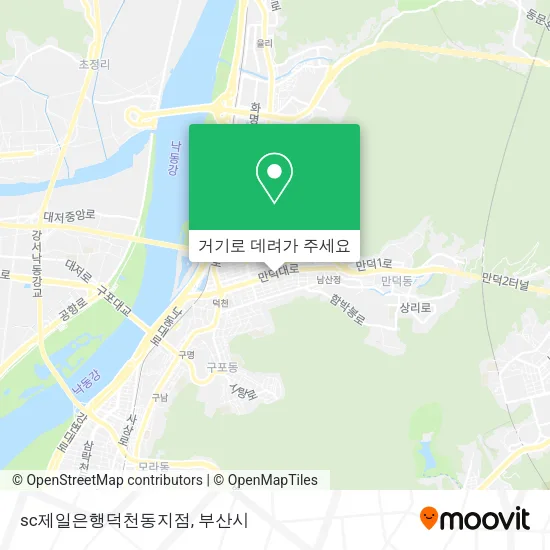 sc제일은행덕천동지점 지도