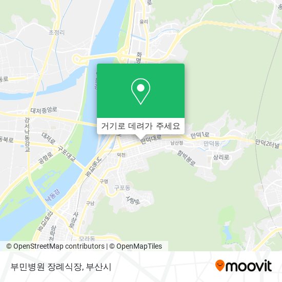 부민병원 장례식장 지도