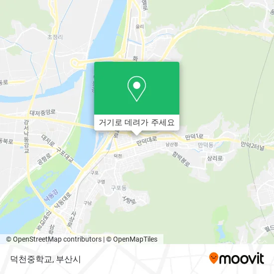 덕천중학교 지도