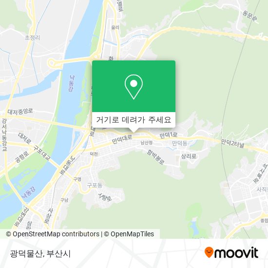 광덕물산 지도