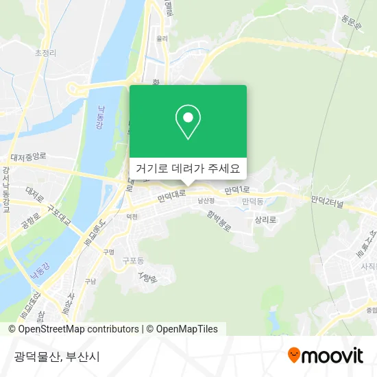 광덕물산 지도