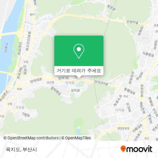 욕지도 지도
