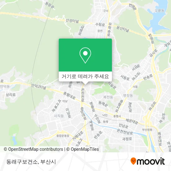 동래구보건소 지도
