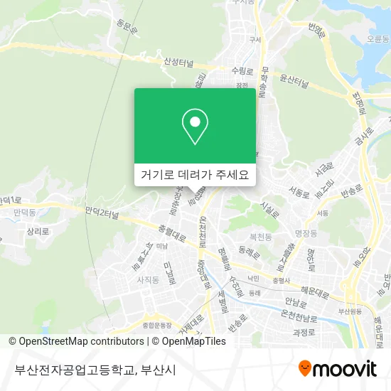 부산전자공업고등학교 지도