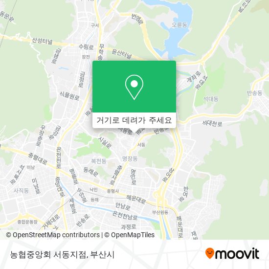 농협중앙회 서동지점 지도