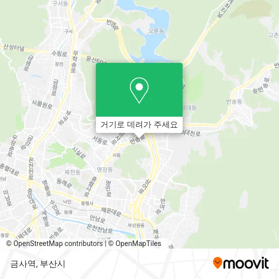 금사역 지도