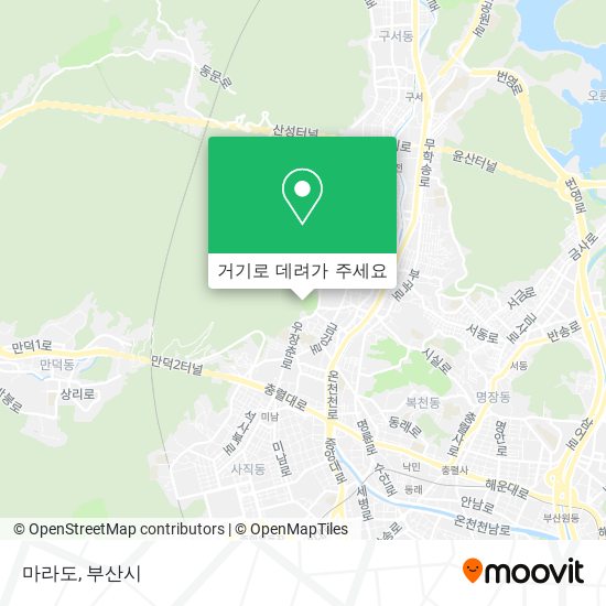 마라도 지도
