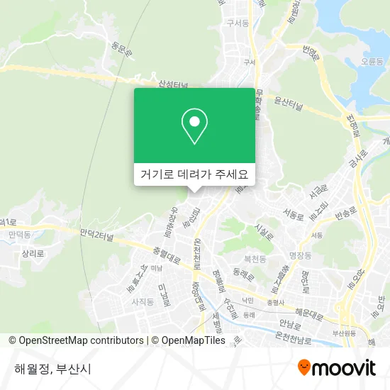 해월정 지도