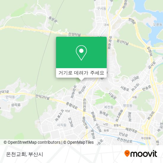 온천교회 지도