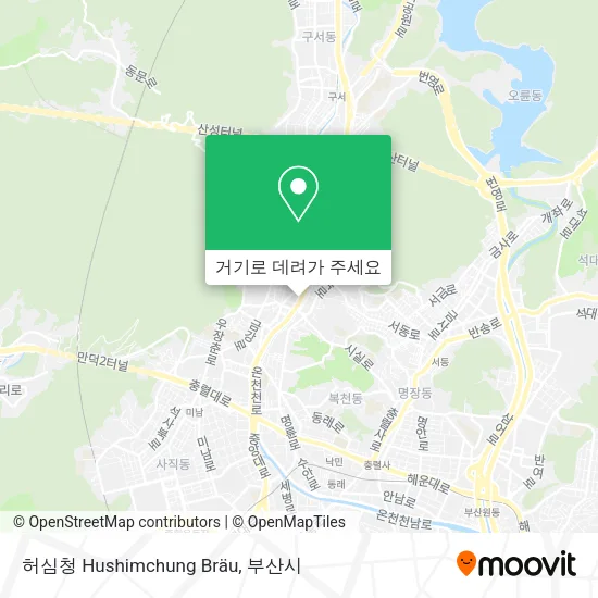 허심청 Hushimchung Bräu 지도
