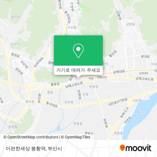 이편한세상 봉황역 지도