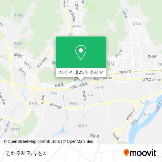 김해우체국 지도