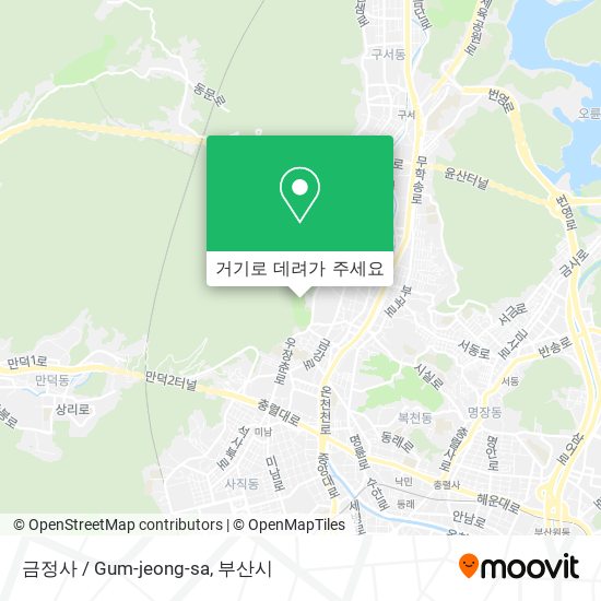 금정사 / Gum-jeong-sa 지도