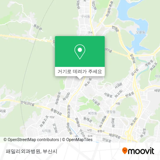 패밀리외과병원 지도