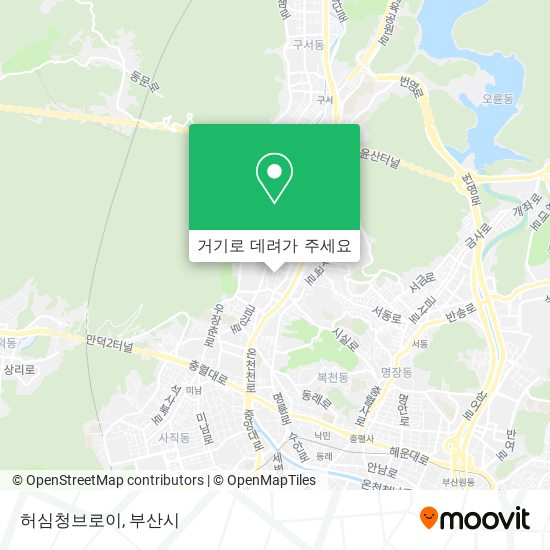허심청브로이 지도