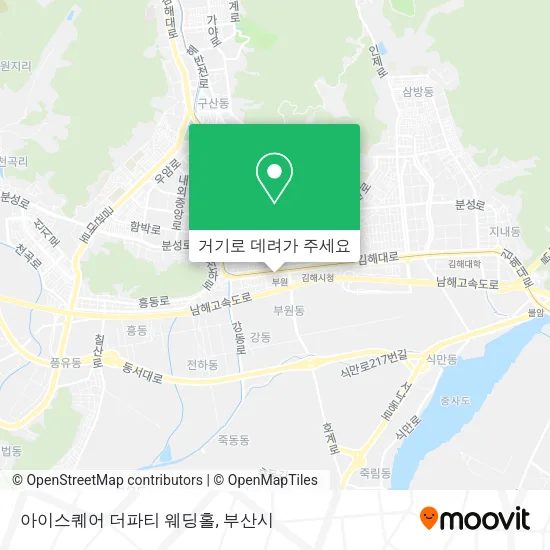 아이스퀘어 더파티 웨딩홀 지도