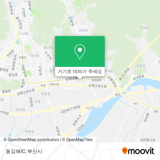 동김해IC 지도