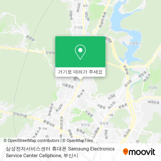 삼성전자서비스센터 휴대폰 Samsung Electronics Service Center Cellphone 지도