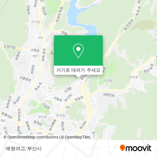 예원여고 지도