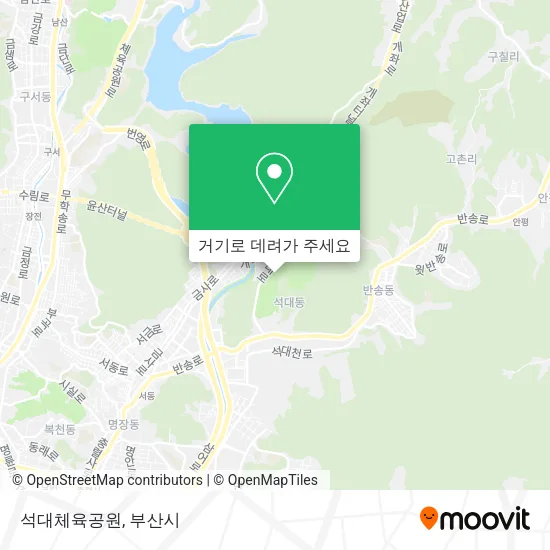 석대체육공원 지도