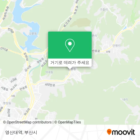 영산대역 지도