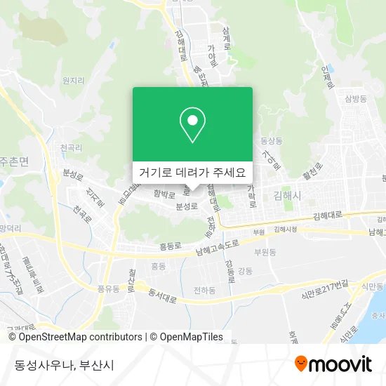 동성사우나 지도