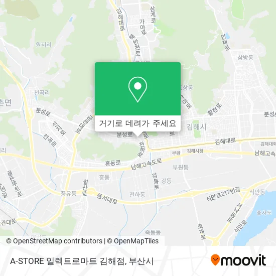 A-STORE 일렉트로마트 김해점 지도
