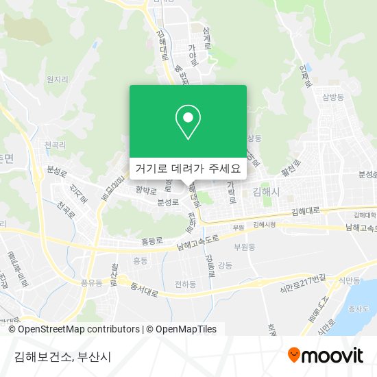 김해보건소 지도