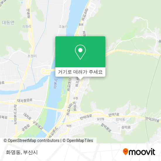 화명동 지도