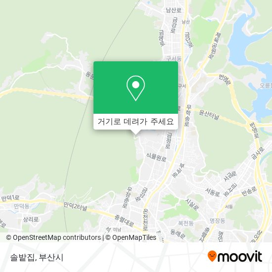 솔밭집 지도