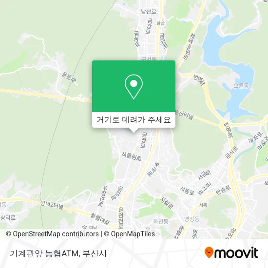 기계관앞 농협ATM 지도