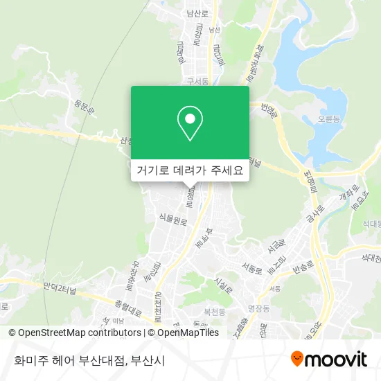 화미주 헤어 부산대점 지도