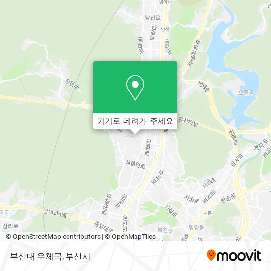 부산대 우체국 지도