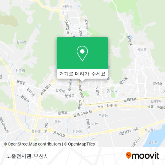 노출전시관 지도