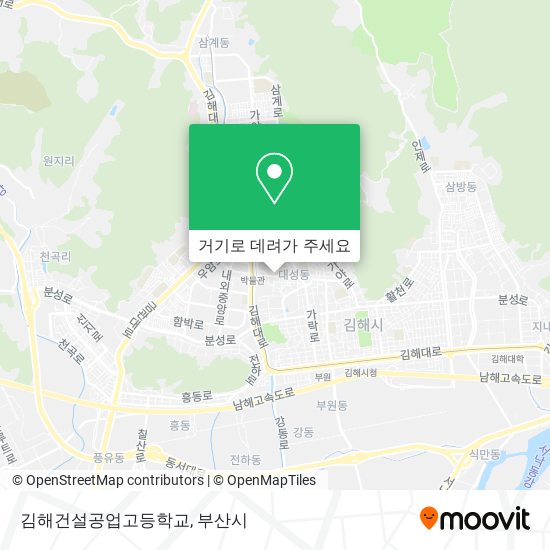 김해건설공업고등학교 지도