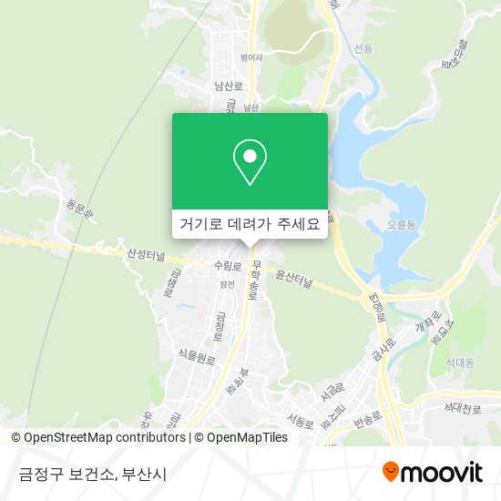 금정구 보건소 지도