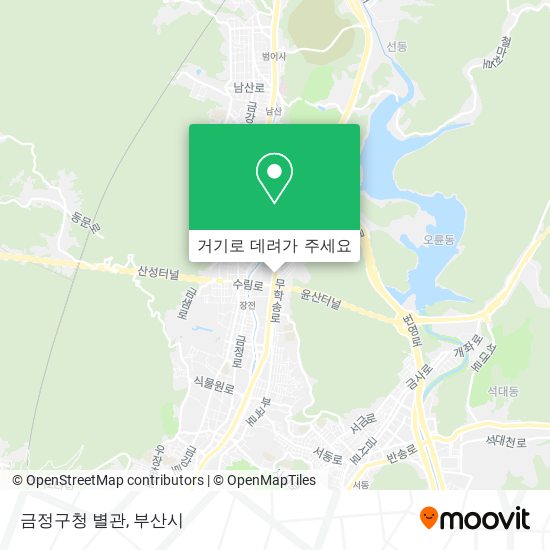 금정구청 별관 지도