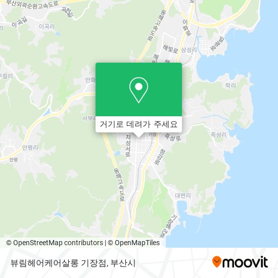 뷰림헤어케어살롱 기장점 지도