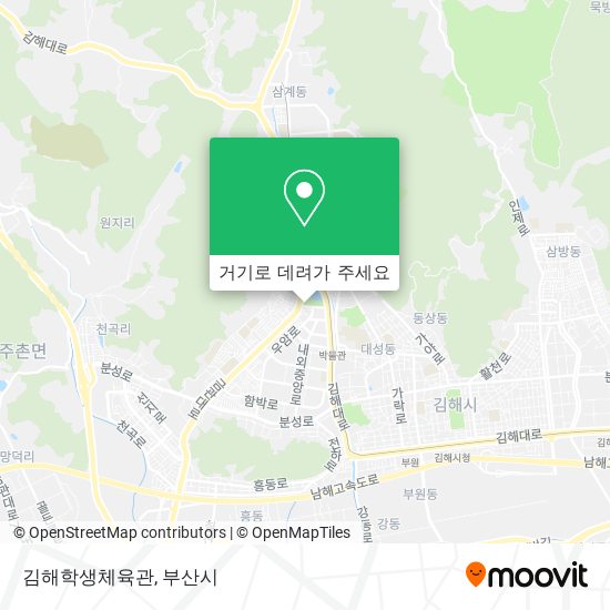 김해학생체육관 지도