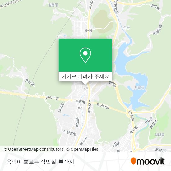 음악이 흐르는 작업실 지도