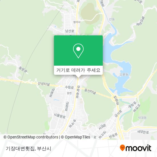 기장대변횟집 지도
