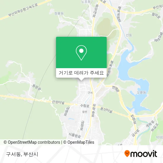구서동 지도