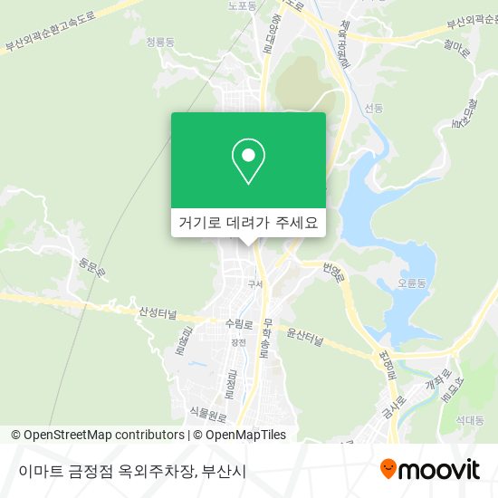 이마트 금정점 옥외주차장 지도