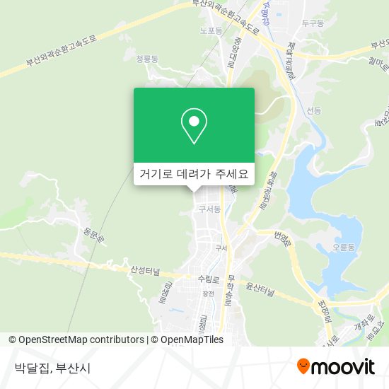 박달집 지도