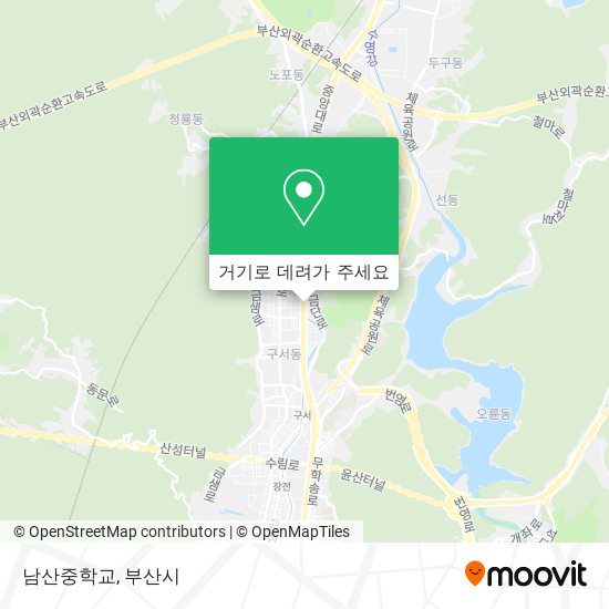 남산중학교 지도